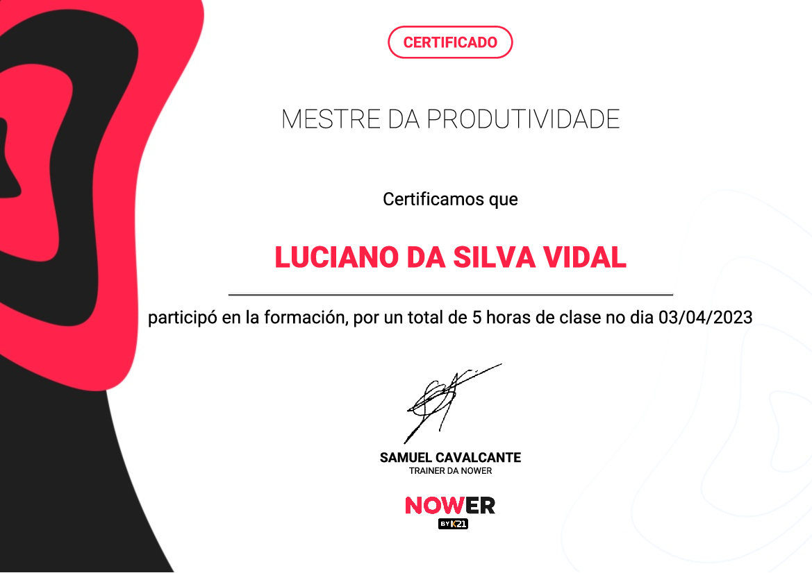 Certificado K21
